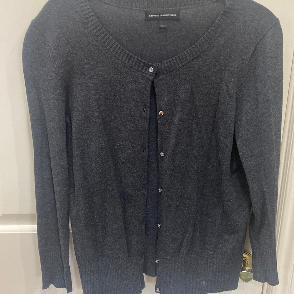 Express Design Studio Button Down Cardigan - image 1